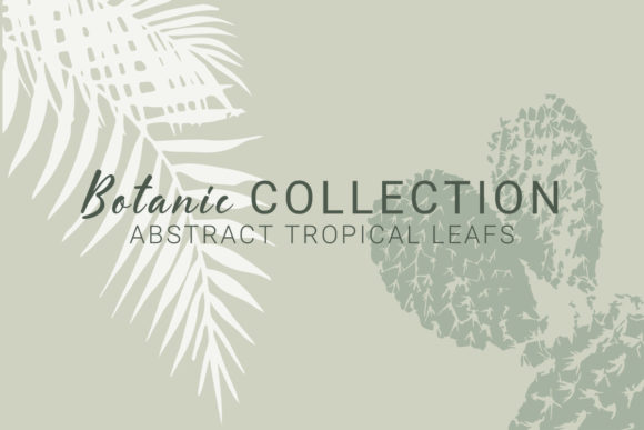 Abstract Botanic Collection: Elevate Your Creative Projects with Nature-Inspired Design