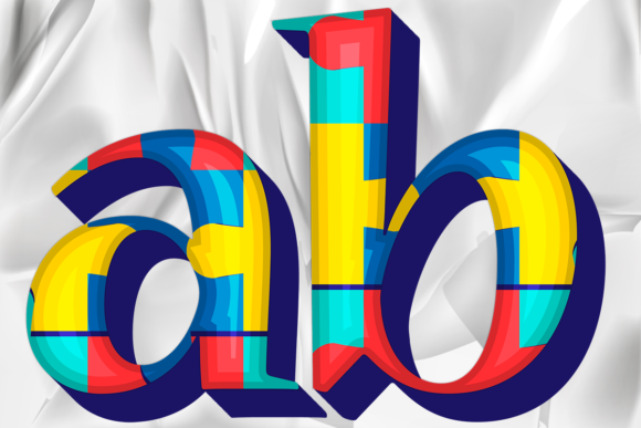 Alphabet Letter Numbers: Decorative Design Assets