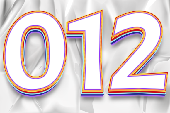 Elevate Your Graphic Projects with Premium PNG Numbers Images Design Color White