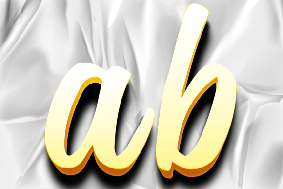 Elevating Visual Identity with Alphabet Letter Number Bold Color Yellow in Modern Graphic Design