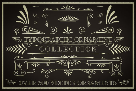 Elevating Visual Narratives: A Comprehensive Guide to the Typographic Ornament Collection