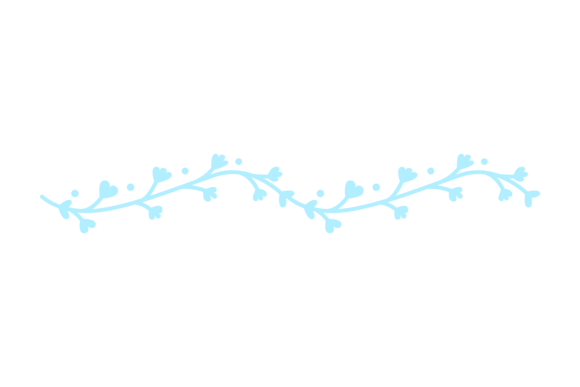 Floral Ornamental Text Separator. Decora: A Design Asset for Modern Branding