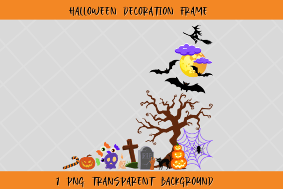 Happy Halloween Decoration Frame: A Practical Asset for Digital Creators