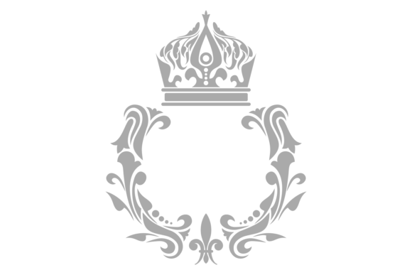 Heraldic Frame with Crown and Ornate Filigree: A Comprehensive Evaluation