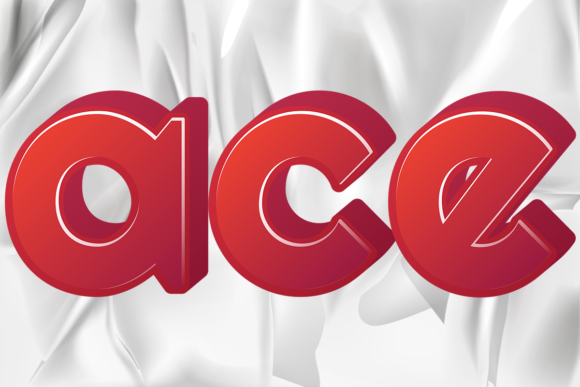 Letters Numbers with Color Red Bold