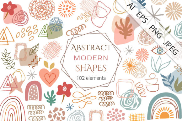 Modern Abstract Design Shapes: A Practical Guide to Integrating Hand-Drawn Vector Elements into Your Creative Workflow