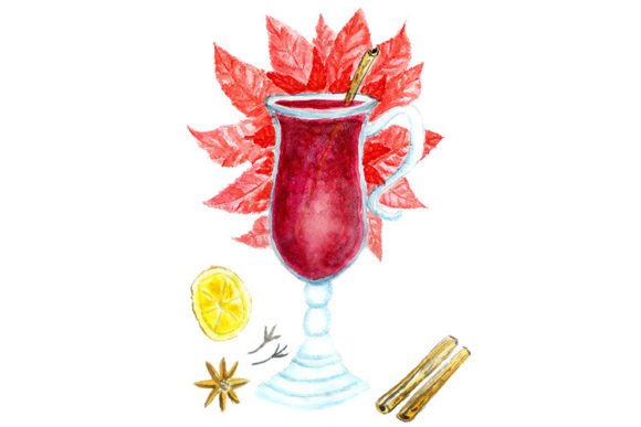 Mulled Wine Hand Drawn: Artistic Warmth for Your Projects