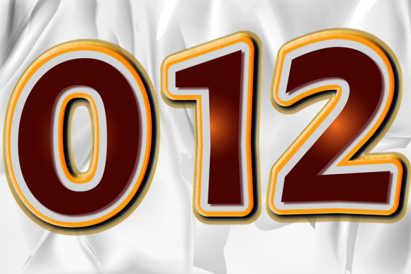 Numbers Design Transparent PNG Images