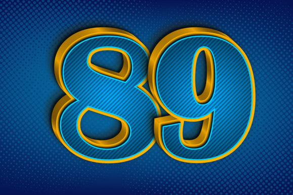 Premium Golden Line Vector Numbers Design Images