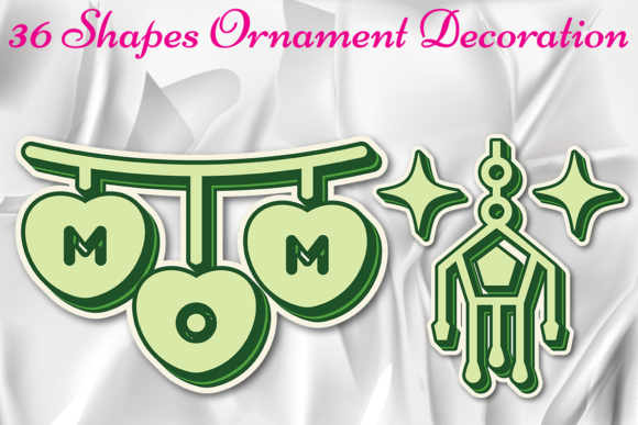 Set Stickers Ornament Decoration