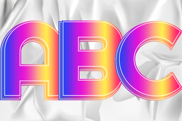 The Ultimate Guide to Using Rainbow Color Letters, Numbers, and Transparent PNG/EPS Graphic Design Assets
