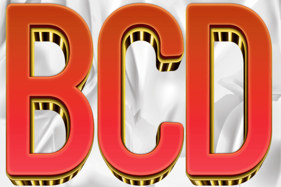 Unlocking Creative Potential with Color Golden Layers PNG Letters Numbers