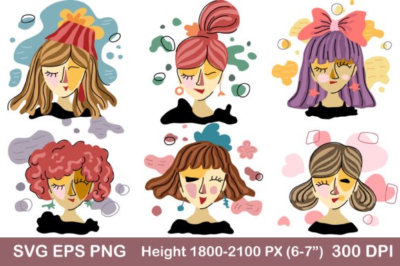 Unlocking Creativity with Abstract Women Patterns: A Designer’s Guide to Vintage Doodle Style Assets