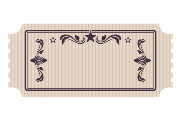Vintage Ticket Mockup. Blank Coupon Temp: Bridging Retro Charm with Modern Marketing Needs