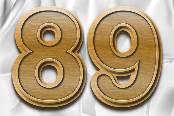 Wood Numbers Texture PNG Images Design